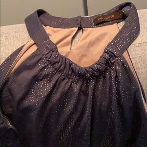 The limited gray Sequin top